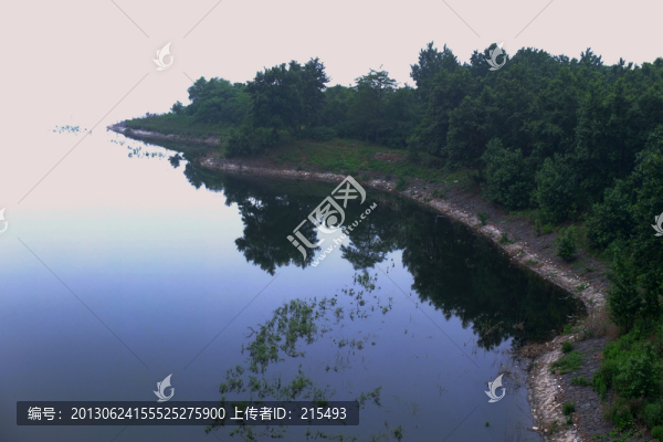 河邊景色,沈陽(yáng)渾河,輕霧,碧綠