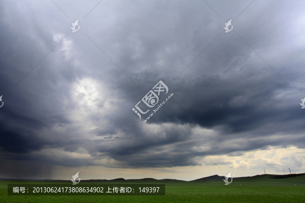 草原雨來