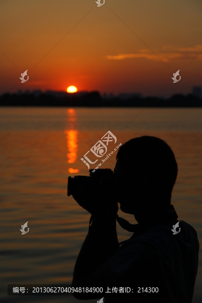 夕陽剪影
