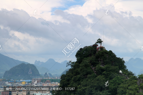 桂林疊彩山觀景臺