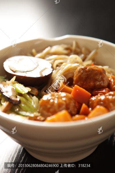 茄汁肉丸飯