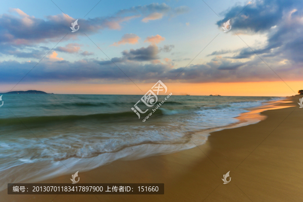 海上晚霞