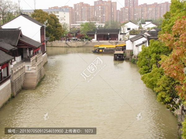 蘇州寒山寺,枕水人家