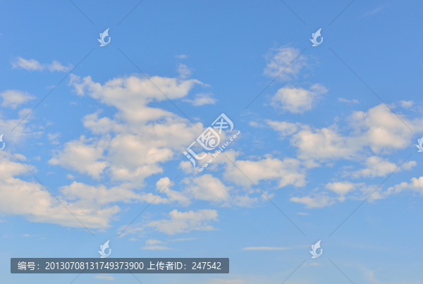 藍天白云