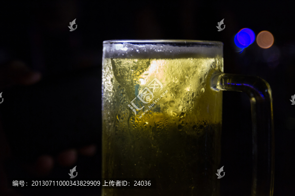 通透的啤酒