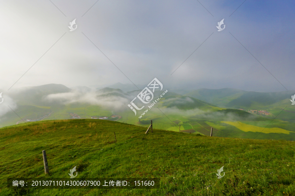 青海門(mén)源田園風(fēng)光