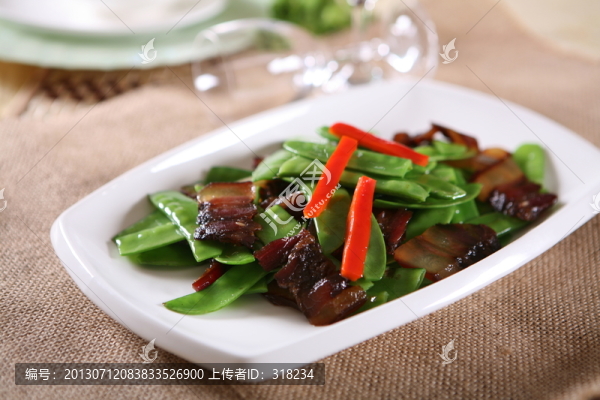 臘味荷蘭豆