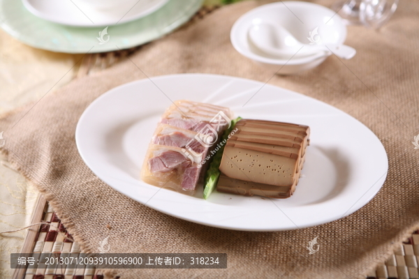 雞蛋干水晶肴肉