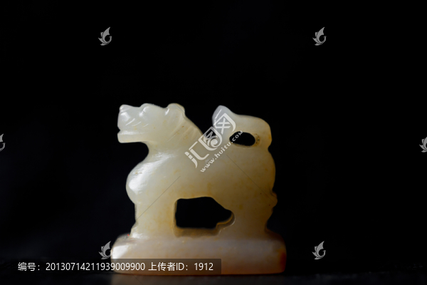 虎型古印章