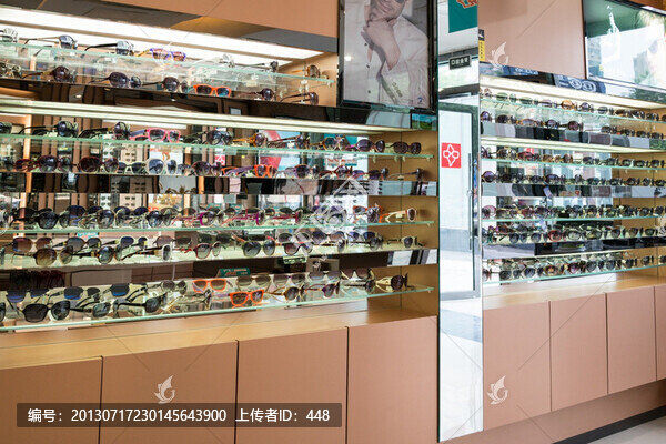 眼鏡店,展示柜