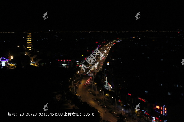 安亭夜景