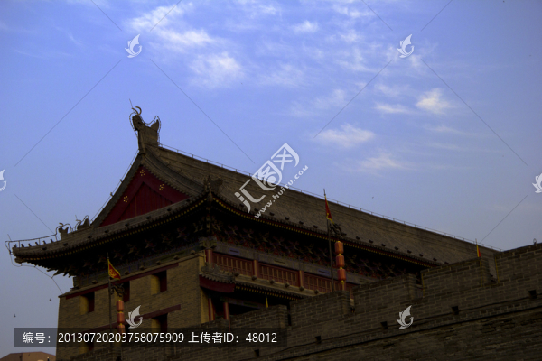 西安明城墻東門箭樓