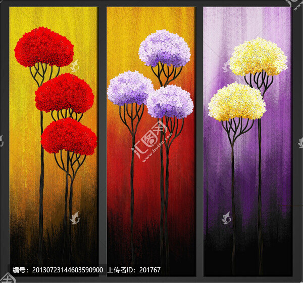 發(fā)財(cái)樹(shù),油畫(huà)