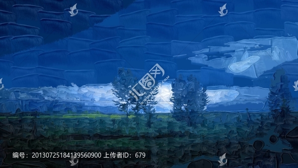 裝飾畫,,無框畫草原