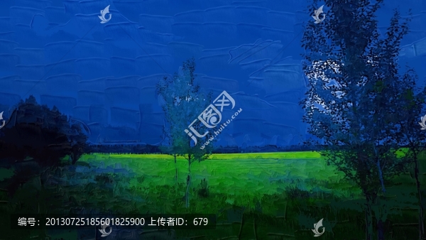 裝飾畫,,無框畫草原