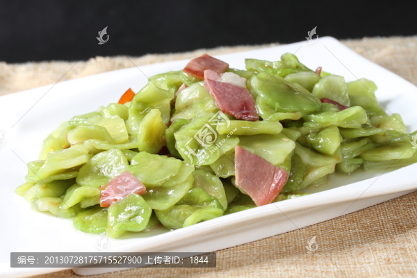干萵筍炒火腿