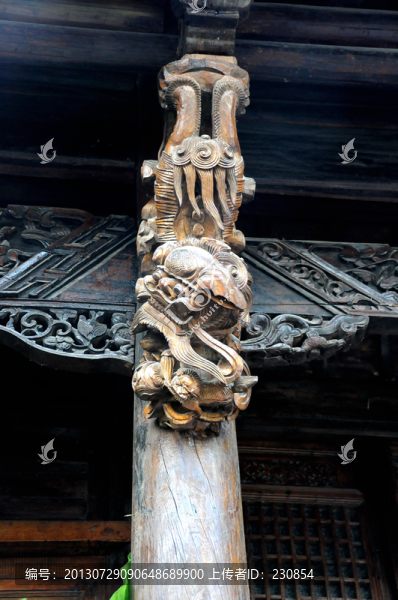 木雕建筑,徽派建筑