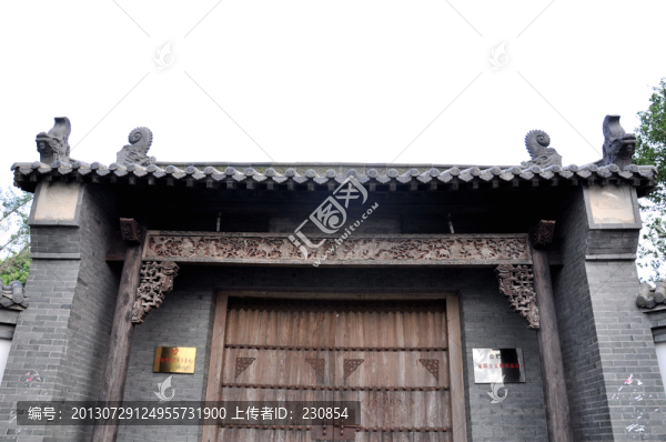 徽派建筑,大門