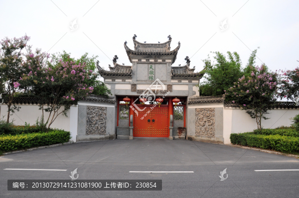 徽派建筑,大門