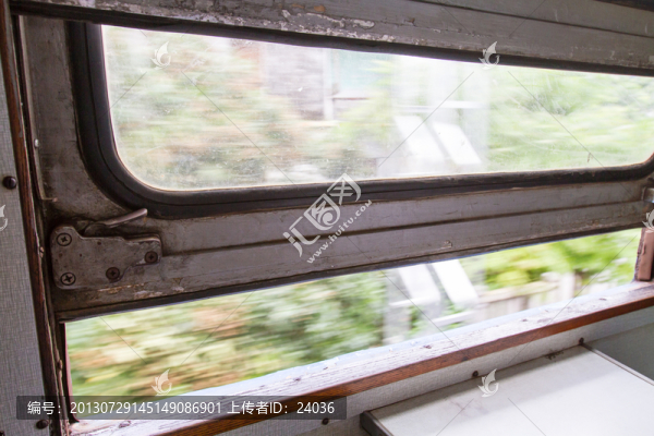 老式客運火車,車窗