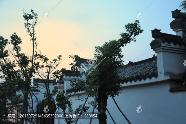 徽派建筑,圍墻