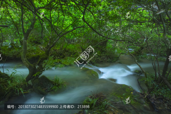山林小溪