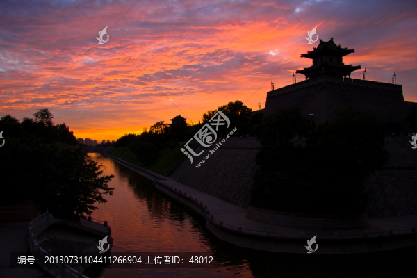 古城紅霞