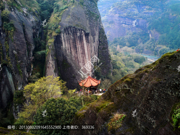 武夷山九曲溪風景