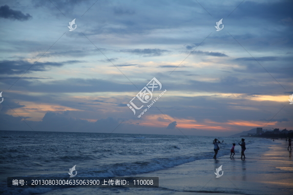 海岸日落