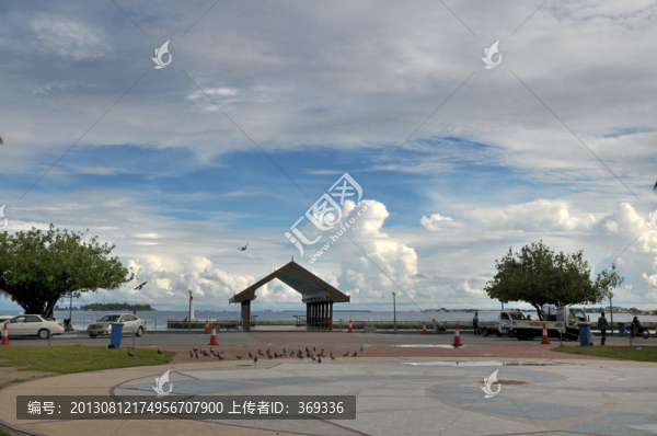 馬爾代夫岸邊廣場