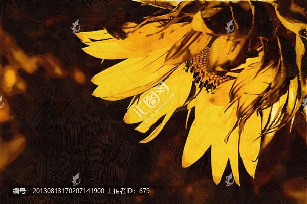 繪畫,葵花