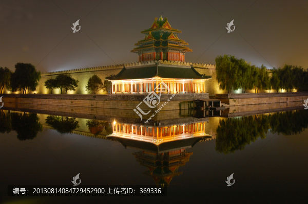 故宮角樓夜景