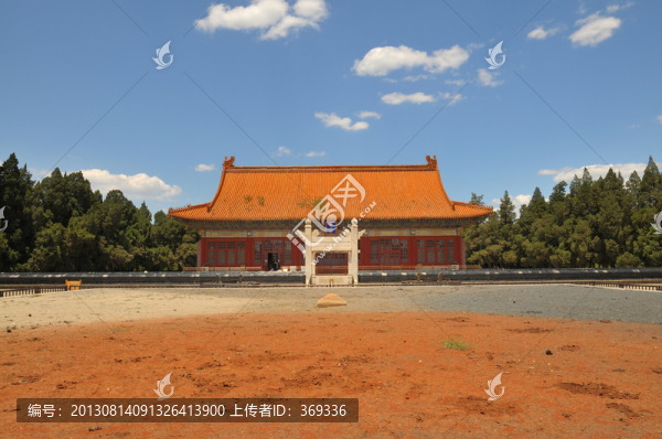 北京中山公園五色土和中山堂