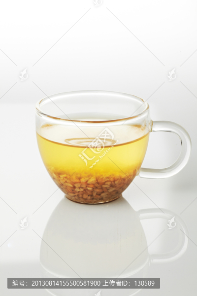 苦蕎茶俯視帶完整投影