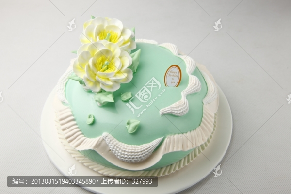 生日蛋糕牡丹