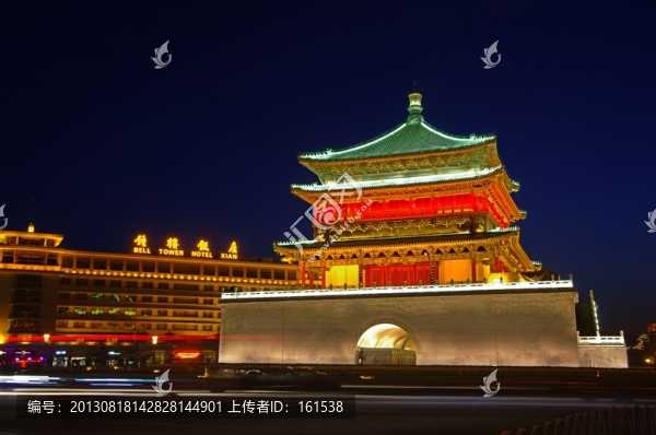 西安鐘樓夜景
