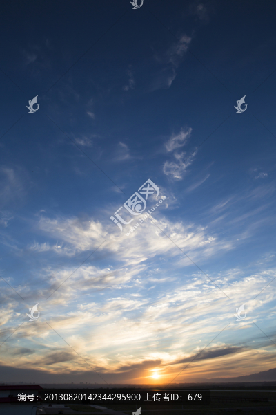 夕陽(yáng),,云