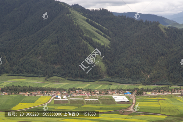 青海祁連山卓爾縣鄉(xiāng)村