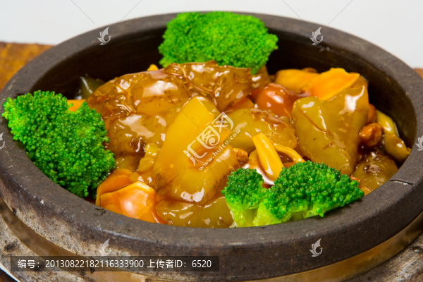 石鍋海參燒什菌