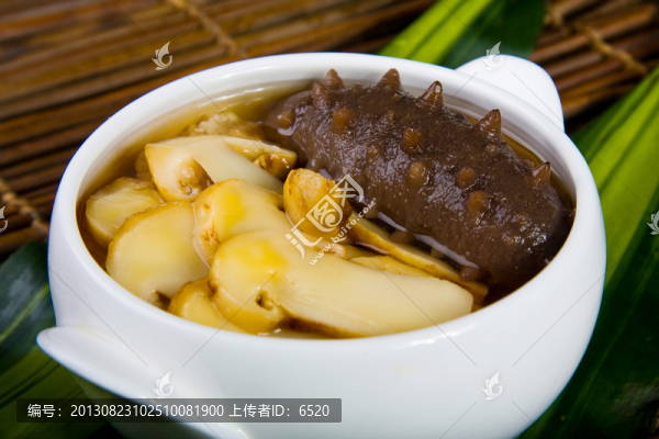 松茸燉遼參