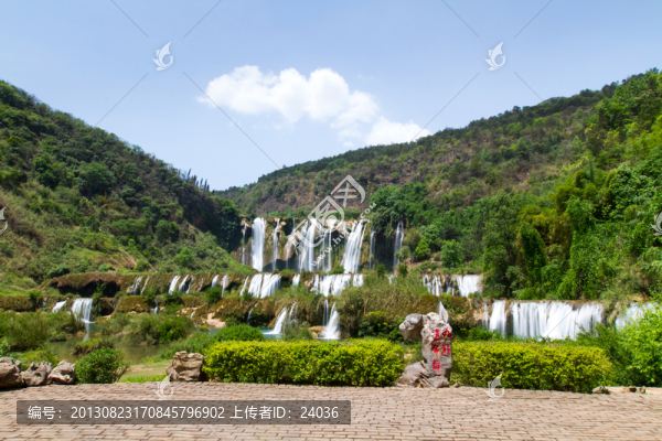 九龍瀑布群風(fēng)景區(qū),九龍瀑布全景