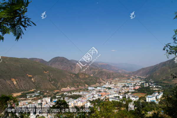 云南元陽(yáng)縣新縣城,南沙鎮(zhèn)