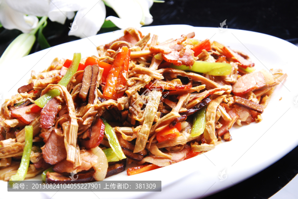 茶筍炒臘肉
