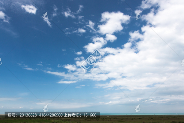 青海湖天空