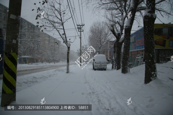 大連雪景