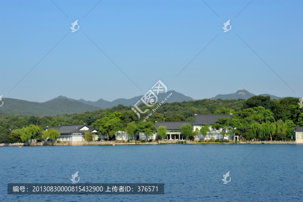 西湖,蘇堤,早晨,初秋,劉莊