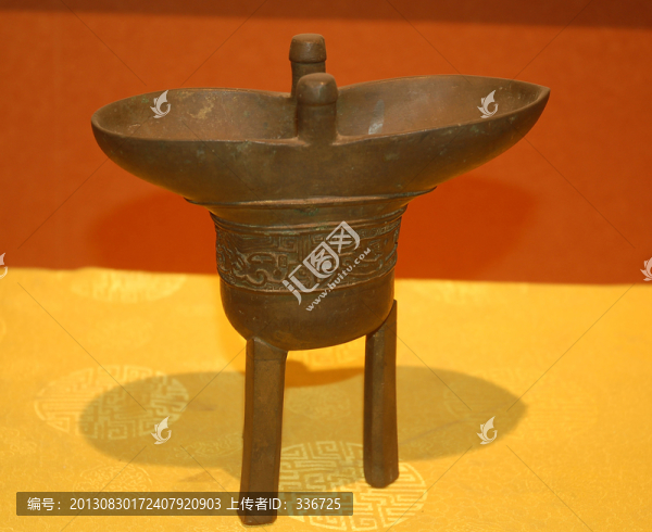 天壇文物展覽廳展示文物銅爵