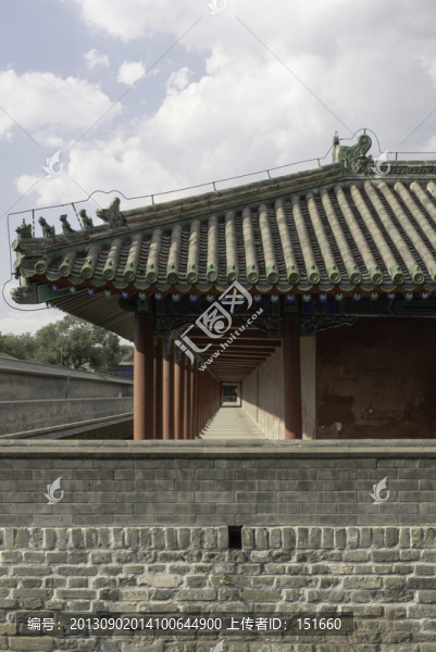 北京天壇齋宮一角