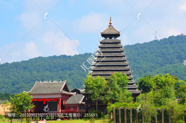 民族特色少數(shù)民族建筑工藝文化