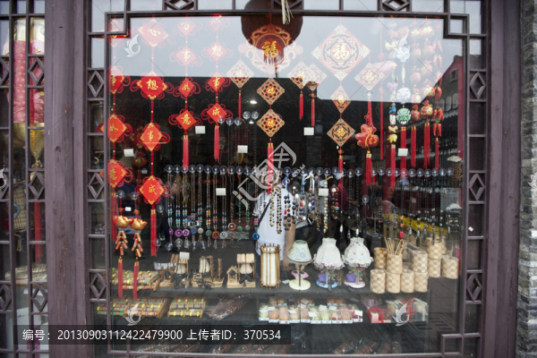 揚州東關(guān)街,民俗商鋪,櫥窗